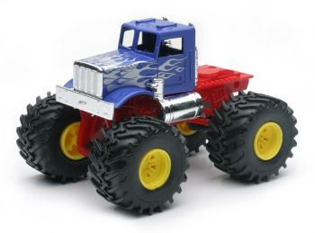 NEW19936A - Monster truck blue truck with flames