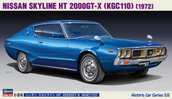 HAW21155 - NISSAN Skyline HT 2000GT-X 1972 blue to be assembled and painted