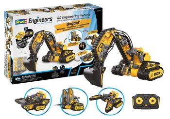 REV21304 - 4-in-1 RC construction vehicle to assemble