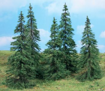 HEK2169 - 7 fir tree models 7-11 cm