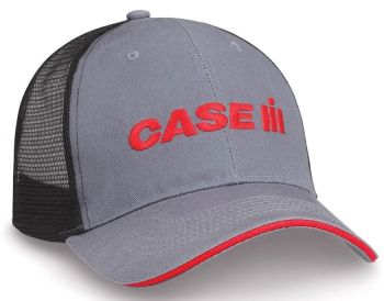 CAS220003 - CASE IH cap grey and red with mesh back