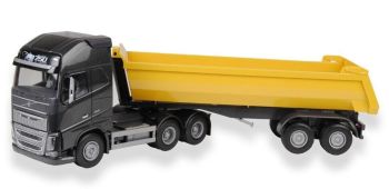 EMEK22359 - VOLVO FH04 GL 6x4 Black with yellow body