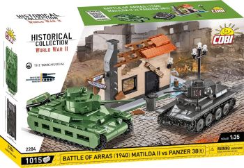 COB2284 - Battle of Arras 1940 - PANZER 38t and MATILDA II - 1008 Pieces
