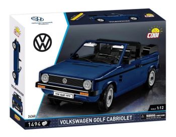 COB24360 - VOLKSWAGEN Golf I Convertible 1979 Blue - 1494 Pieces