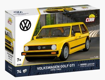 COB24663 - VOLKSWAGEN Golf GTI 1976-1983 (yellow) - 74 pieces