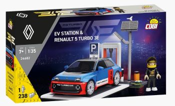 COB24682 - EV Station with RENAULT 5 Turbo 3E - 238 pieces