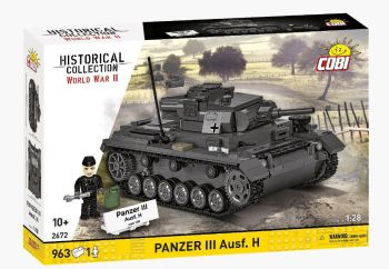 COB2672 - PANZER III Ausf.H Tank - 963 pieces