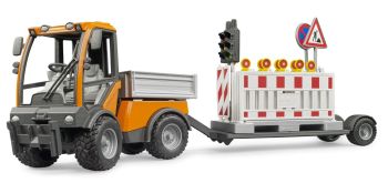 BRU2693 - VarioCar Municipal Service Vehicle with Flatbed and Construction Site Signage