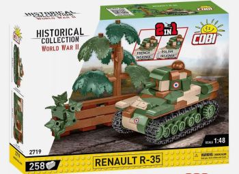 COB2719 - RENAULT R-35 Tank - 258 Parts Parts