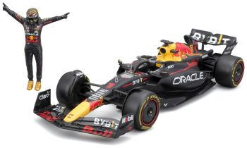 BUR28036V - ORACLE Red Bull RB19 #1 with M. Verstappen figure