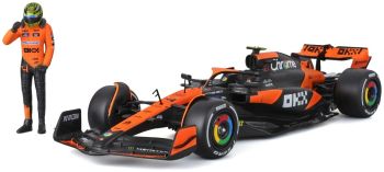 BUR28040N - McLaren MCL38 #4 Miami GP 2024 with L.NORRIS figurine