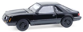 GREEN28170-F - 1979 FORD Mustang Black from the BLACK BANDIT series in blister pack