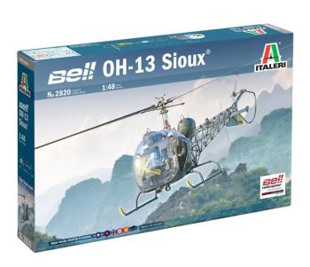 ITA2820 - BELL OH-13 Sioux helicopter to assemble and paint