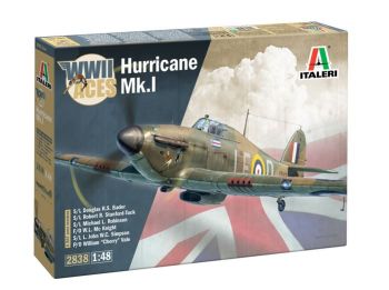 ITA2838 - HURRICANE Mk.I Aces fighter aircraft to assemble and paint
