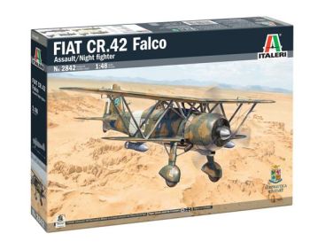 ITA2842 - FIAT CR.42 Falco night attack fighter aircraft to assemble and paint
