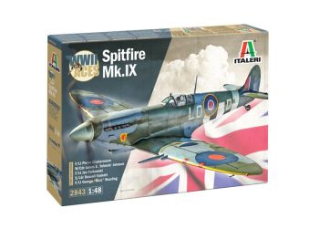 ITA2843 - Supermarine Spitfire Mk.IX Aces Military Aircraft (assembly and painting required)