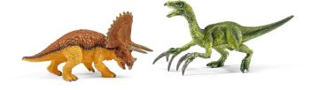 SHL42217 - Small triceratops and therizinosaur