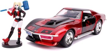 JAD253255019 - CORVETTE Chevy Stingray with HARLEY QUINN action figure