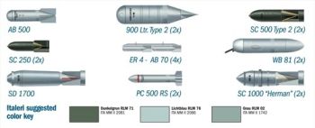 ITA26102 - Buildable Weapons II weapons with paint