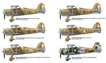 ITA2702 - CR.42 Falco Aces plane to assemble and paint