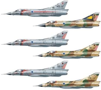 ITA2718 - Mirage III CJ Aces fighter plane to assemble and paint