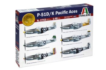 ITA2743 - Plane P51 D/K Pacific Aces to assemble and paint