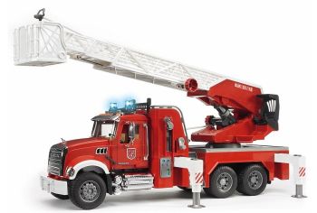 BRU2821 - MACK granite fire truck with ladder and water pump