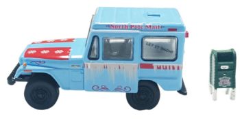 GREEN30564-D - 1974 Jeep DJ-5 US Mail with mailbox from the 2025 Christmas Collection series, still in blister pack