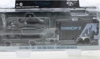 GREEN31150-A - 1979 FORD F-150 and 1986 FORD Taurus from the Detroit Police Department ROBOCOP 2 in blister pack