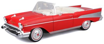 MST31476RD - CHEVROLET Bel Air convertible 1957 red