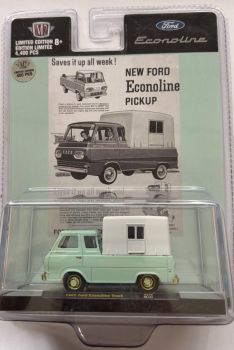 M2M-31500-HS16-DORE - 1965 Ford Econoline Truck, mint green with gold rims, still in blister pack
