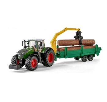 BUR31651-A - FENDT 1050 Vario friction-driven baler with platform and straw bales