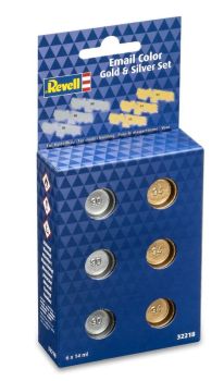 REV32218 - Email Colour - Silver and Gold Set - 6x14ml