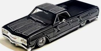 MST32543NOIR - CHEVROLET El Camino lowrider 1965 Black