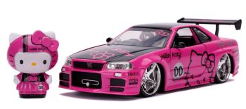 JAD33002 - NISSAN Skyline GT-R (R34) with HELLO KITTY figure 2002