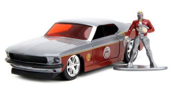JAD33077 - FORD Mustang Fastback with Star Lord figurine 1969 THE GUARDIANS OF THE GALAXY
