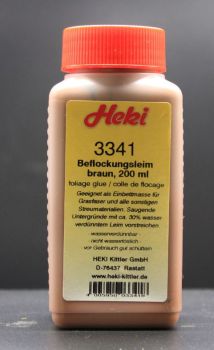 HEK3341 - Brown flocking glue - 200 ml