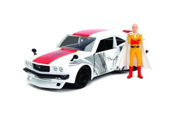 JAD33688 - MAZDA RX-3 1974 with Saitama ONE PUNCH MAN figure