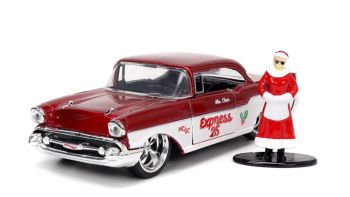 JAD33750 - CHEVROLET BEL AIR MRS SANTA CLAUS 1957 red