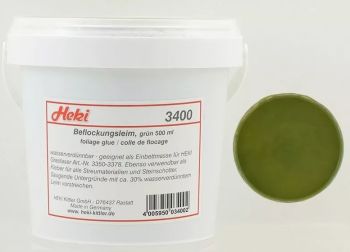 HEK3400 - Green flocking glue - 500 ml