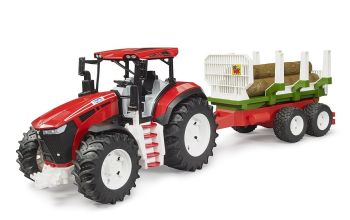 BRU3453 - ROADMAX tractor with forestry trailer and logs