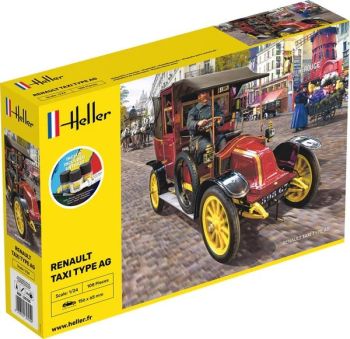 HEL35705 - Starter kit with paint and accessories - RENAULT Taxi Type AG
