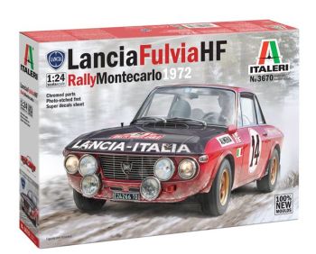 ITA3670 - LANCIA Fulvia HF #14 Monte Carlo Rally 1972 to assemble and paint