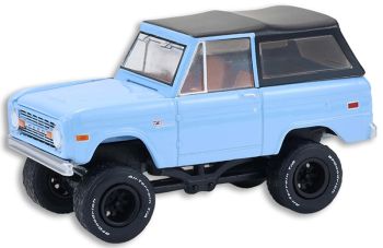 GREEN37330-F - 1972 Ford Bronco Custom SUV, blue, from the Barrett-Jackson series