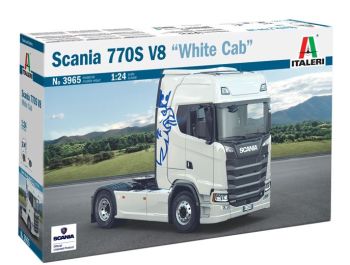 ITA3965 - SCANIA 770S V8 4x2 White Cab to assemble and paint