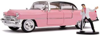 JAD31007 - CADILLAC fleetwood 1955 pink with Elvis figure