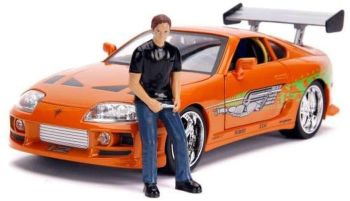 JAD31139 - TOYOTA Supra 1995 FAST AND FURIOUS with figure and lights