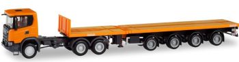 HER311403 - SCANIA CG 6x4 with Nooteboom 3 Axles extendable trailer