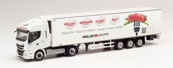 HER312257 - IVECO Stralis Np 4x2 with 3 axles refrigerated trailer from MÜLLER
