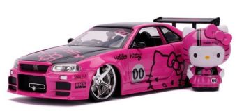 JAD31613 - 2002 NISSAN Skyline GT-R with Hello Kitty figure